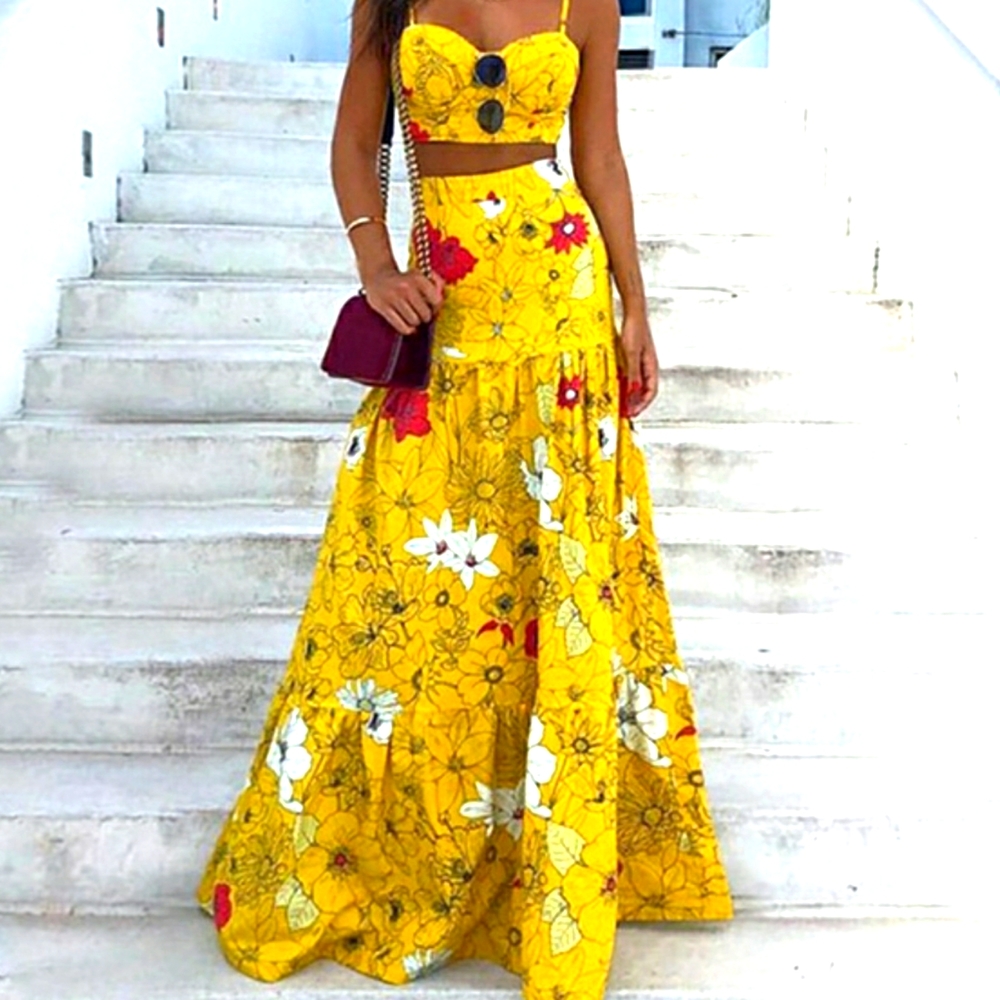 New 2 piece Maxi Dress